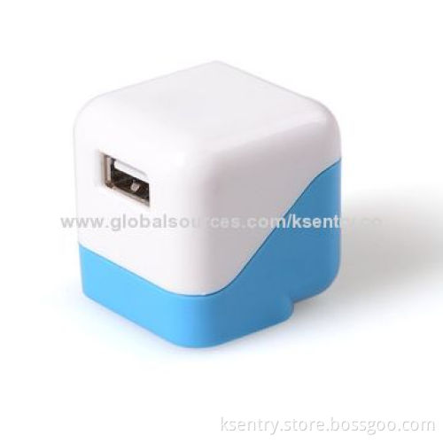 Dice-shaped USB Travel Charger for Mobile Phones